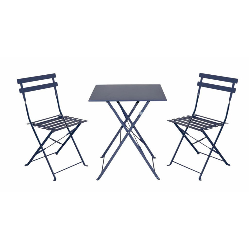 Set bistrot in ferro lavanda 3 pezzi: colore e stile outdoor