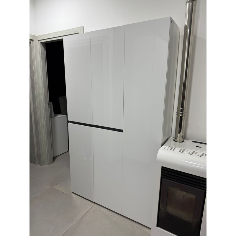Scarpiera BOB 5 ante 20 ripiani bianco Made in Italy