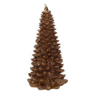 Zoom Candela paraffina albero rame cm 14x14h31