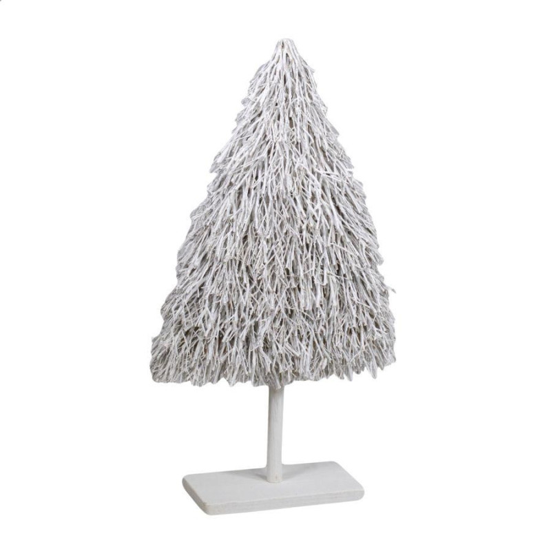 Albero legno bianco H87 cm decorazione casa e giardino