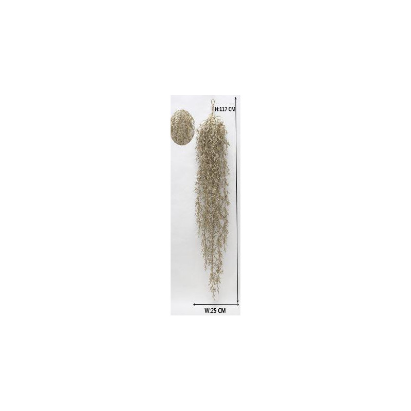 Festone rame 117 cm per decorazioni casa e giardino
