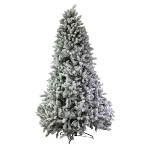 Albero Takao innevato verde Ø140x240 cm 2100 rami - Natale realistico