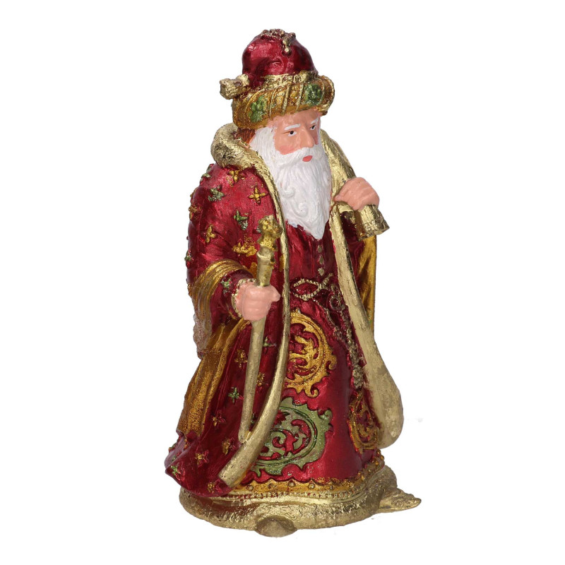 Babbo Natale resina rosso 12x10x20 cm - Decorazione natalizia