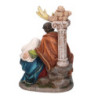 Natività resina con colonna 15x11x23 cm - Decorazione Natale