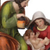 Natività resina con colonna 15x11x23 cm - Decorazione Natale