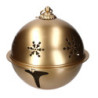 Campanello metallo oro Ø43x46 cm - Decorazione natalizia elegante