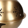 Campanello metallo oro Ø43x46 cm - Decorazione natalizia elegante