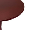 Tavolino metallo amaranto Ø60x70 cm - Design moderno soggiorno