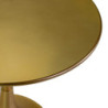 Tavolino metallo oro Ø60x70 cm - Design moderno soggiorno