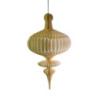 Sfera carta nido d’ape avorio Ø48x100 cm - Decorazione elegante