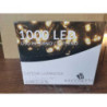 Luce filo 1000 LED bianco caldo 53m con controller decorazione luminosa