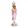 Soldatino resina cane rosa 24x22x92 cm - Decorazione originale