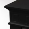 Camino elettrico Jefferson nero: stile e calore per la casa