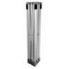 Gazebo richiudibile alluminio Market Pro 3x3 bianco esagonale