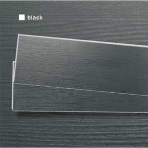 Set 12 pianelle pavimento SPC nero 1220x181 mm moderno e resistente