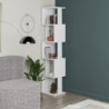 Libreria a cubo Piri bianca H 161x30x35 cm moderna e salvaspazio