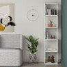 Libreria a cubo Piri bianca H 161x30x35 cm moderna e salvaspazio