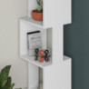 Libreria a cubo Piri bianca H 161x30x35 cm moderna e salvaspazio