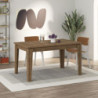 Tavolo allungabile Tolmen hitit noce 140x80 cm fino a 190 cm