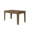 Tavolo allungabile Tolmen hitit noce 140x80 cm fino a 190 cm