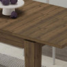 Tavolo allungabile Megaron hitit noce 120x80 cm moderno