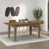 Tavolo allungabile Megaron hitit noce 120x80 cm moderno