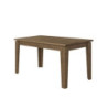 Tavolo allungabile Megaron hitit noce 120x80 cm moderno