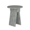 Tavolino da salotto Chen lagina effetto marmo grigio 50x42x23,4