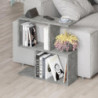 Tavolino da salotto Homemania lagina effetto marmo grigio
