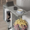Tavolino da salotto Homemania lagina effetto marmo grigio