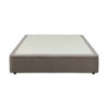 Letto matrimoniale sommier 160x190 contenitore taupe