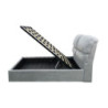 Letto Matrimoniale Sofaback Contenitore Tessuto Light Grey