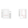 Cantinetta Vinarius 40 ventilata 5 mensole legno verde classe G
