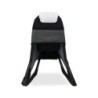 Sedia gaming Rocky imbottita rete bicolore nero e bianco