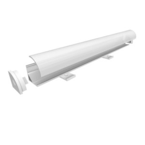 Profilo P53 alluminio 1200mm con schermo bianco touch dimmer