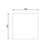 Lavello da appoggio SA24 una vasca 60x60 cm inox