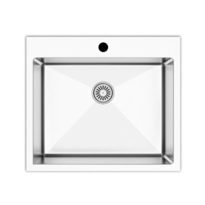 Lavello incasso SA3070 una vasca 55x48 cm inox