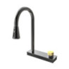 Lavello Incasso SA3541 1 Vasca 75x45 cm Acciaio Nero PVD