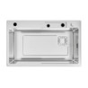 Lavello incasso SA3541 una vasca 75x45 cm inox accessori