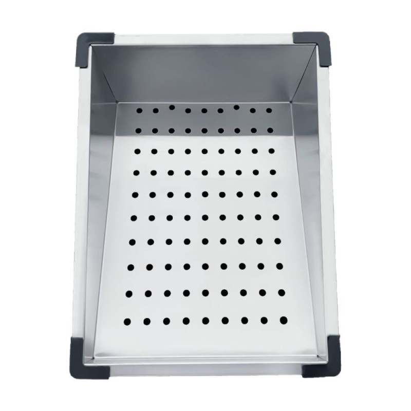 Lavello incasso SA3541 una vasca 75x45 cm inox accessori
