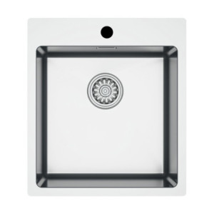 Lavello da incasso SA381 una vasca 45x50,5 cm inox