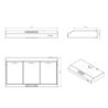 Gruppo cappa sottopensile Tornado 90 motore singolo inox Samet classe D