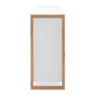 Credenza New Denver2 3 Cassetti 2 Ante Bianco e Rovere Moderna