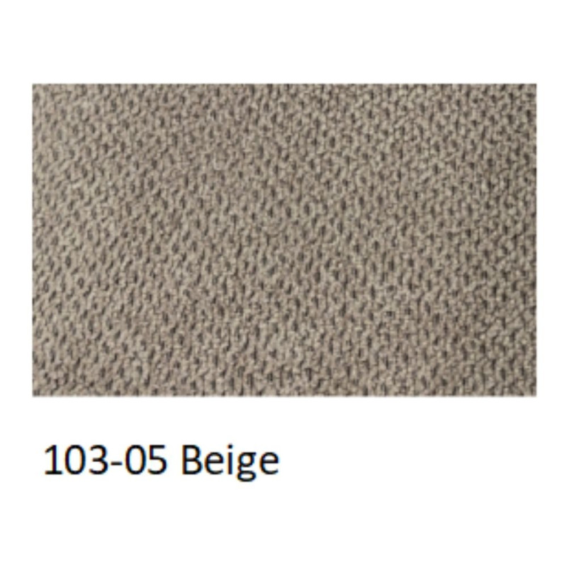 Divano 2 posti Nutmeg beige in tessuto moderno e resistente