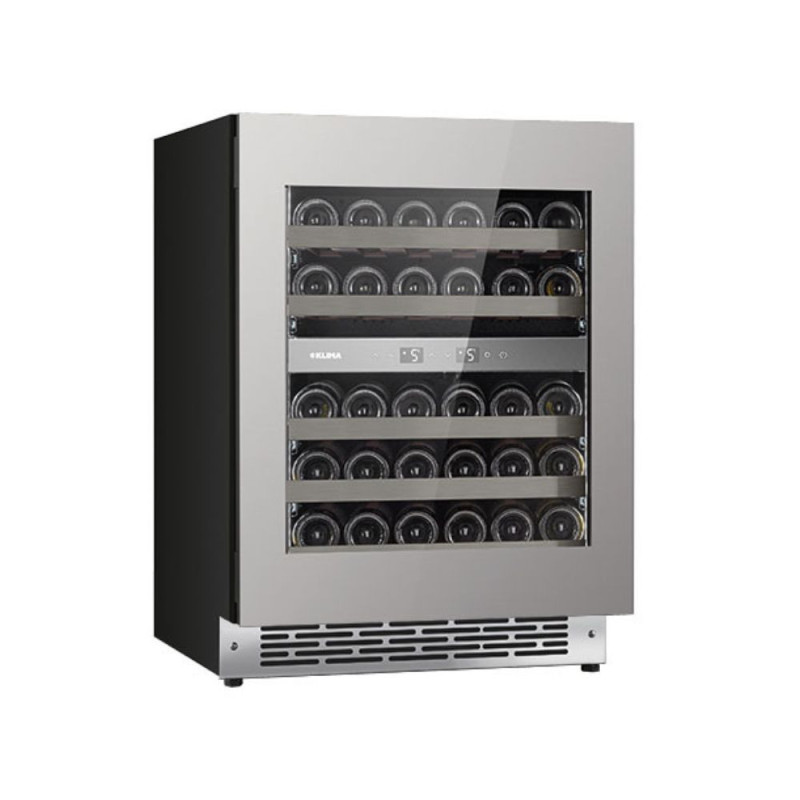 Cantinetta incasso inox 36 bottiglie doppia zona temperatura
