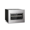 Cantinetta incasso ventilata 17 bottiglie inox classe F compatta