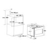 Cantinetta incasso ventilata 17 bottiglie inox classe F compatta