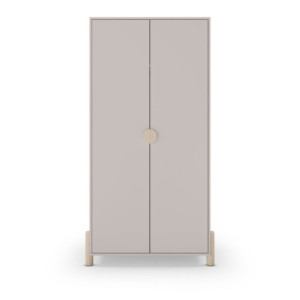 Zoom Armadio Enola 2 ante in legno massiccio colore beige