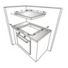Piano cottura Daewoo 4 fuochi inox a gas pratico e sicuro