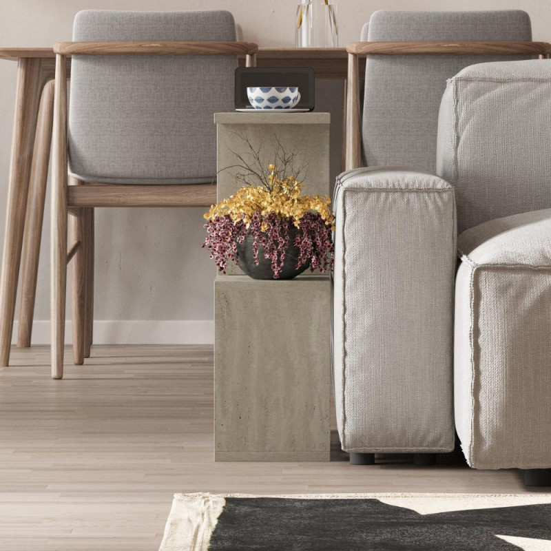 Tavolino da salotto Homemania travertino elegante e moderno